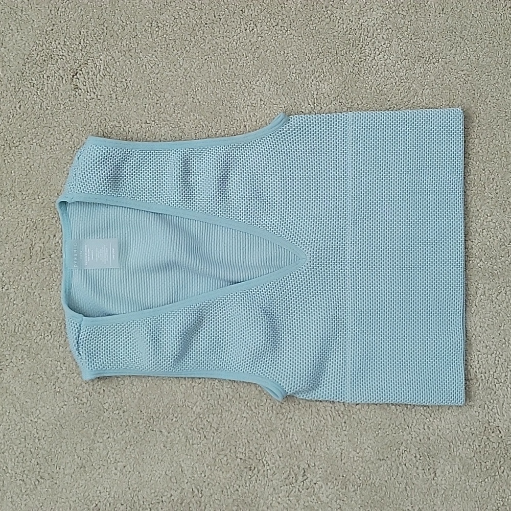 Stretchy Blue Crop Tank